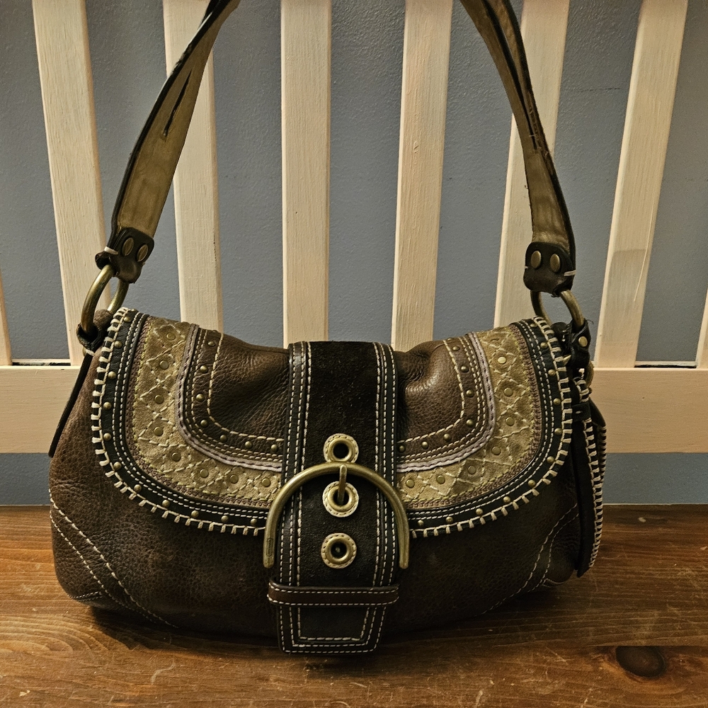 Coach boho SoHo hobo bag